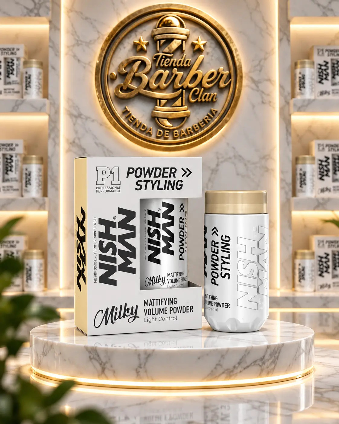 CERA EN POLVO MILKY NISHMAN 20G NISHMAN CERAS EN POLVO 8684736673350 - Tienda Barber Clan
