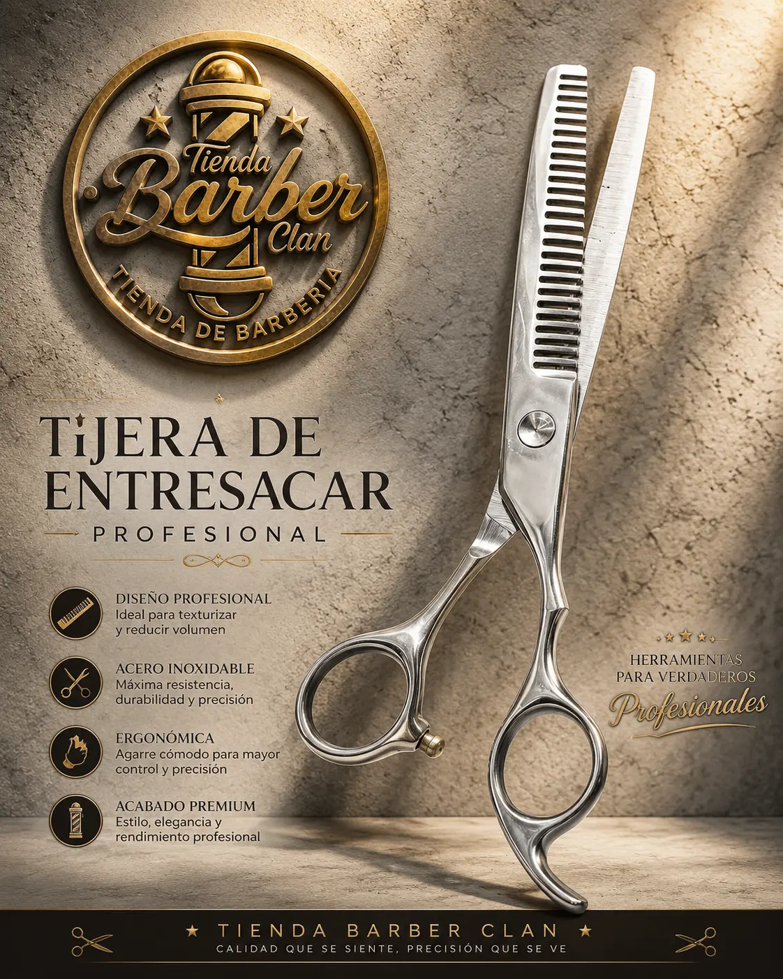 TIJERA DE GRAFILAR XX32 CHINA TIJERAS 8744839932 - Tienda Barber Clan