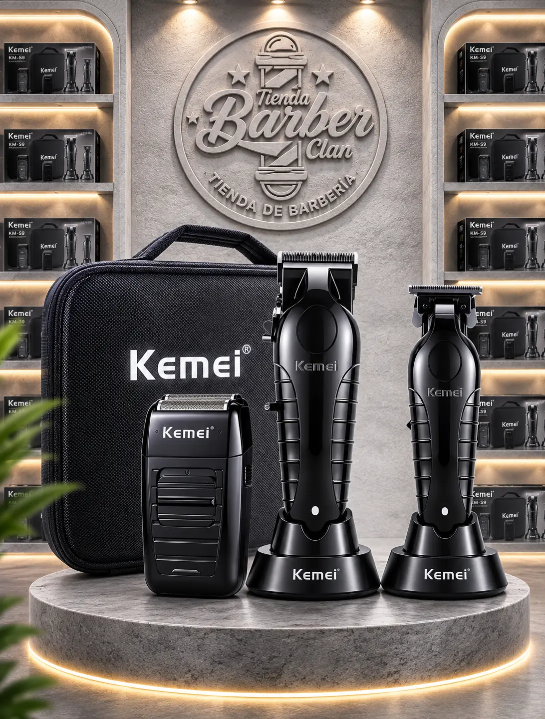 COMBO KEMEI 3 EN 1 S9 KEMEI 77445585954 - Tienda Barber Clan