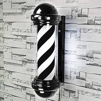 POOL MEDIANO SIN ESFERA CHINA BARBER POOL O POSTE DE BARBERIA 97652627 - Tienda Barber Clan