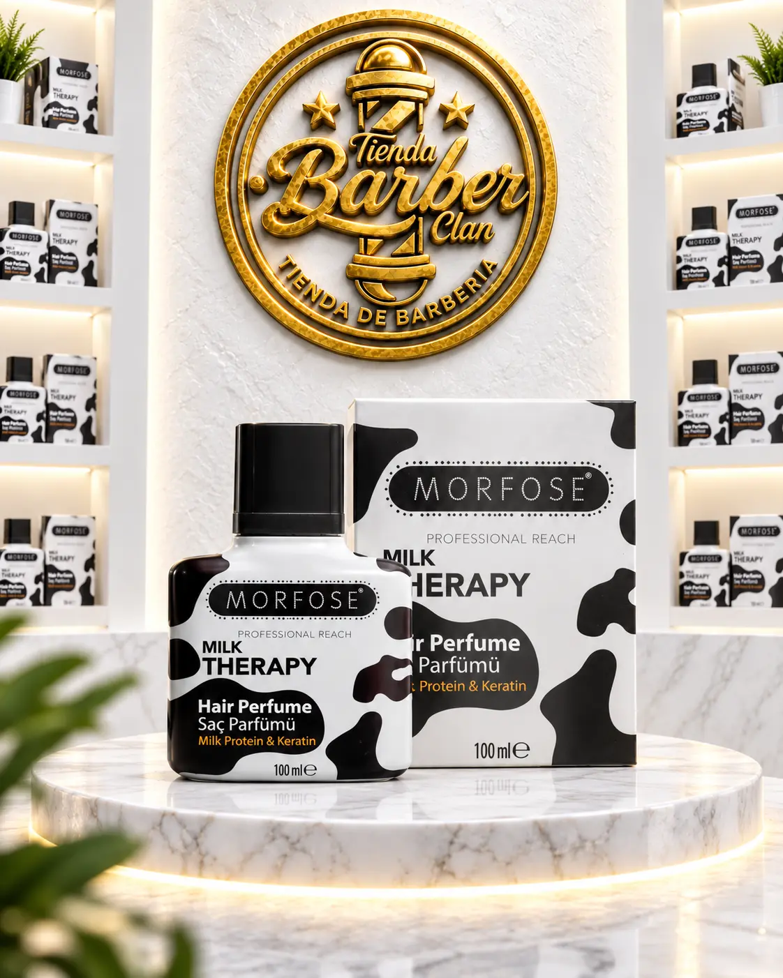 PERFUME CAPILAR MILK MORFOSE 100ML MORFOSE PIGMENTOS,FIBRAS CAPILARES 8681701014200 - Tienda Barber Clan