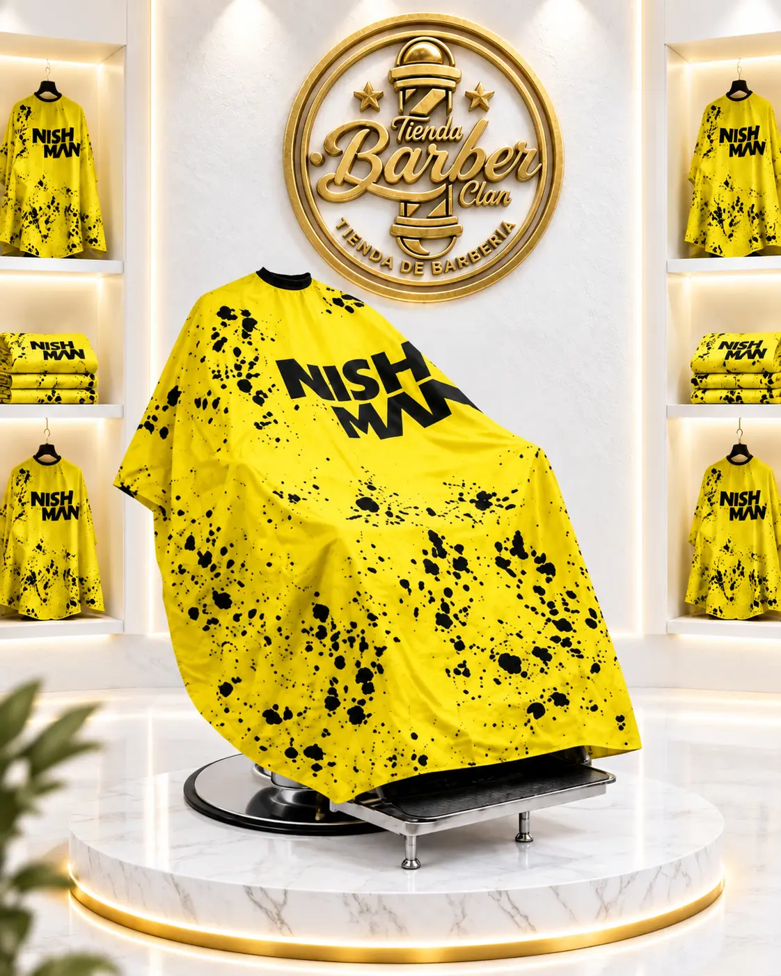 CAPA NISHMAN AMARILLO / NEGRO JH617 NISHMAN CAPAS 770410690 - Tienda Barber Clan