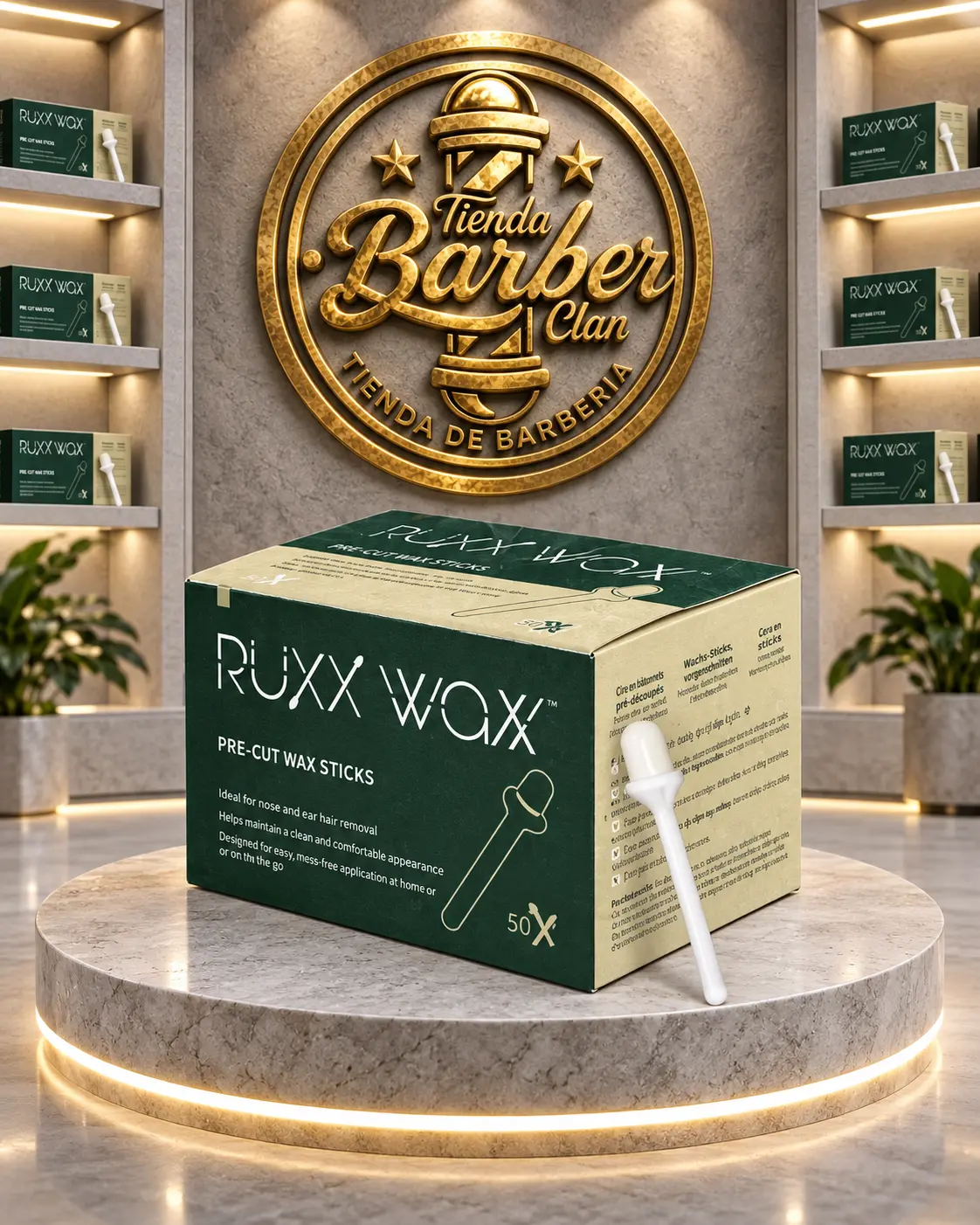 PALITOS DE CERA X50 RUXX WAX DEPILACION 860014513107 - Tienda Barber Clan