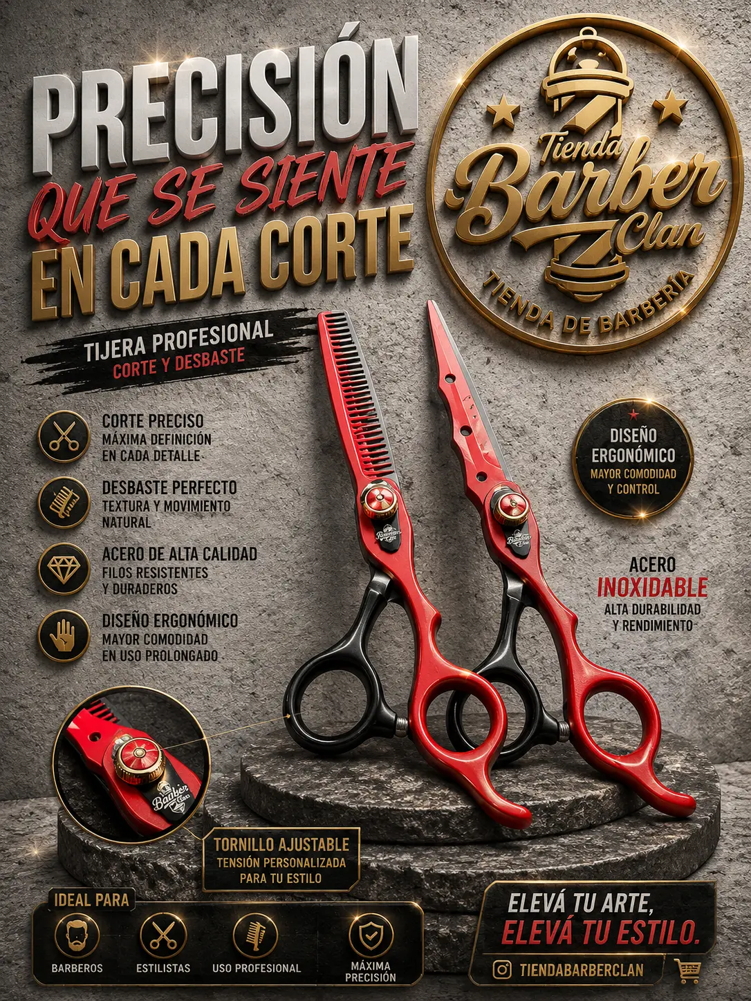 KIT TIJERA IZQ. JAGUAR X2 JAGUAR TIJERAS 02937211 - Tienda Barber Clan