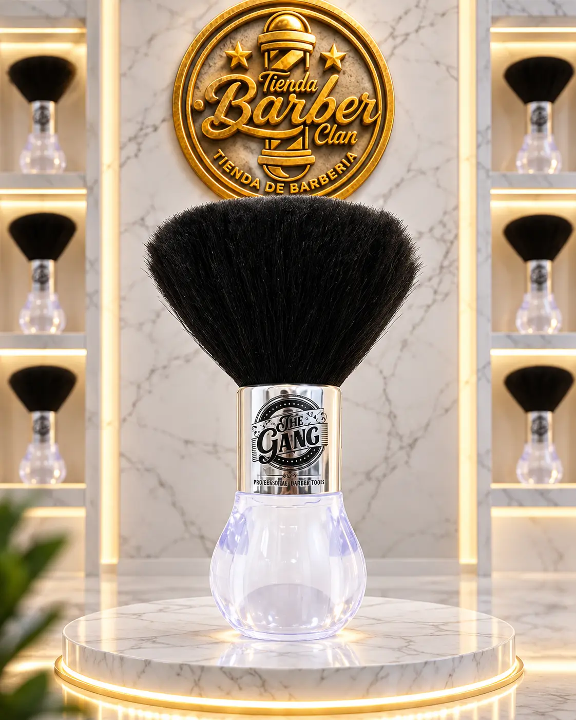 MOPA THE GANG TRASPARENTE THE GANG MOPAS BROCHA SACUDIDORA 1454 - Tienda Barber Clan