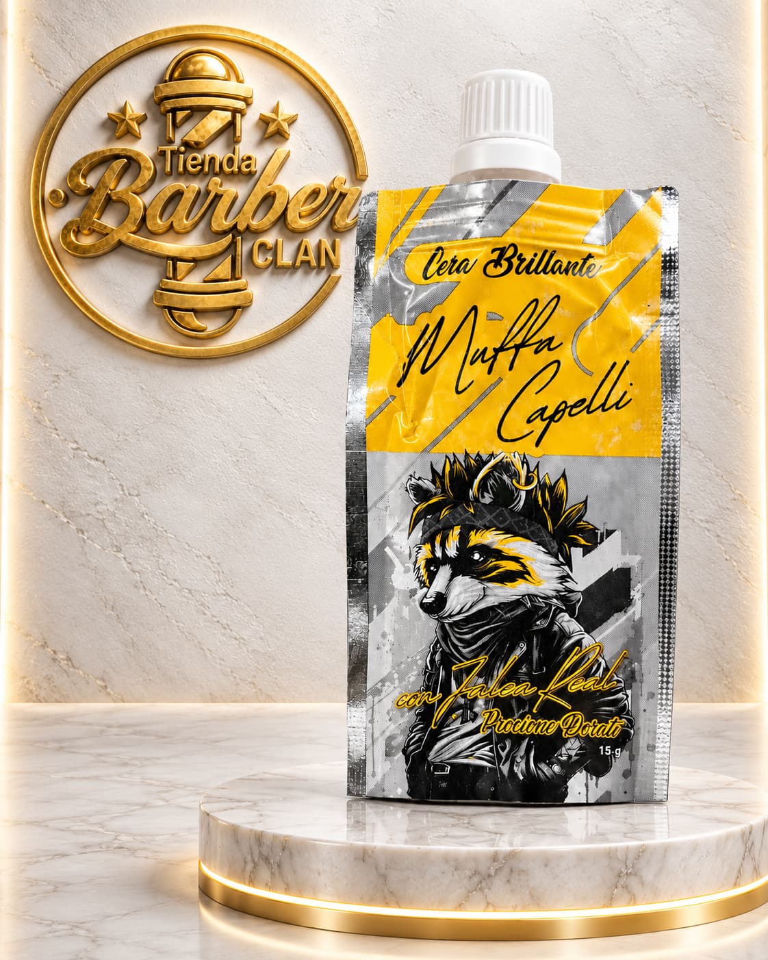 CERA BILLANTE MUFFA CAPELLI SACHET MUFFA CAPELLI CERAS 170420240081 - Tienda Barber Clan