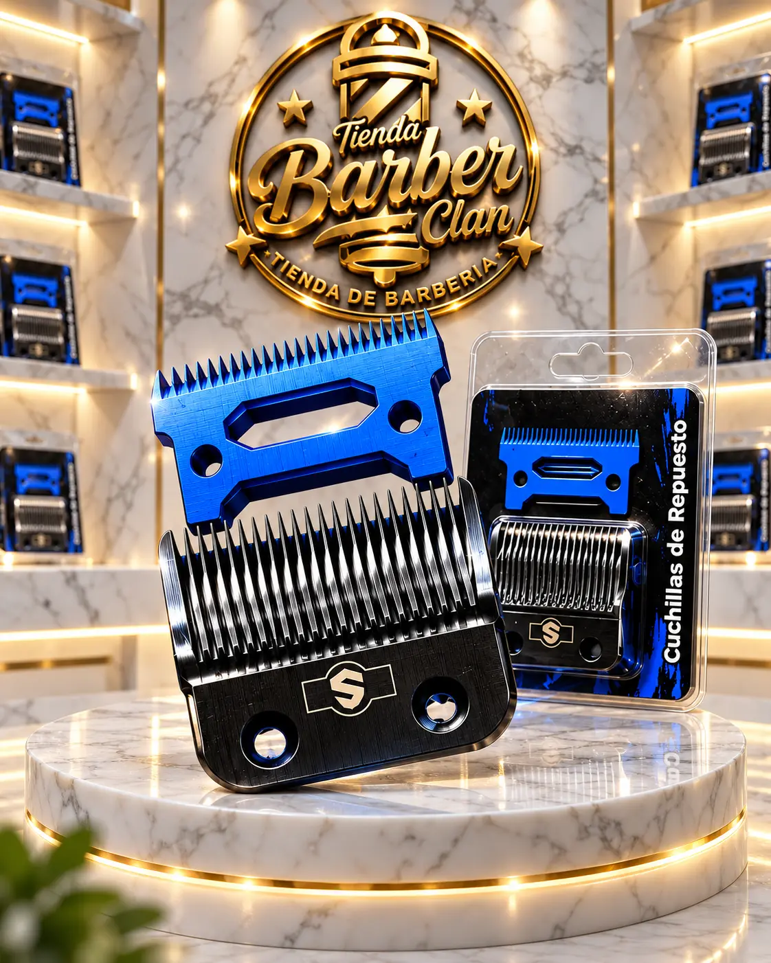 REP. CUCHILLA CERAMICA STEEL PRO LINE STEEL PRO LINE CUCHILLAS Y REPUESTOS 7303052500003 - Tienda Barber Clan