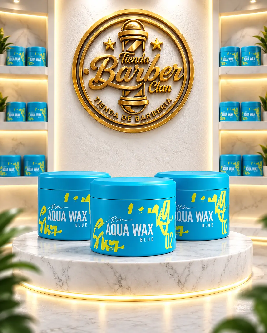 CERA ROQVEL WAX BLUE 150GR ROQVEL CERAS 5281961868130 - Tienda Barber Clan