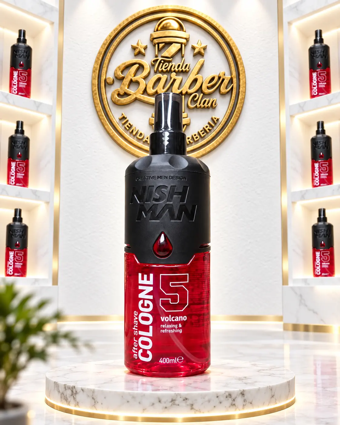 AFTER SHAVE NISHMAN VOLCANO 5 - 400 ML NISHMAN AFTER SHAVE 8682035080176 - Tienda Barber Clan