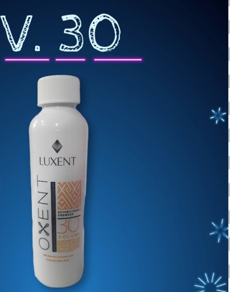 AGUA OXIGENADA V 30 LUXENT - 90ML LUXENT TINTES y PERMANENTES 7709883299008 - Tienda Barber Clan