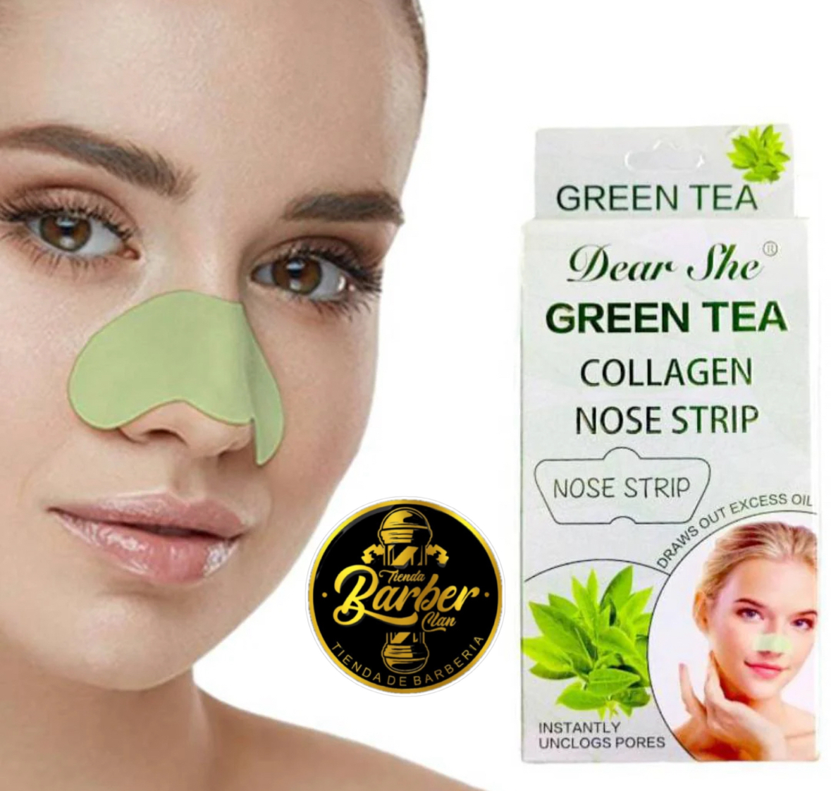 BANDA PARA LA NARIZ COLAGENO CHINA FACIAL 6973855460111 - Tienda Barber Clan