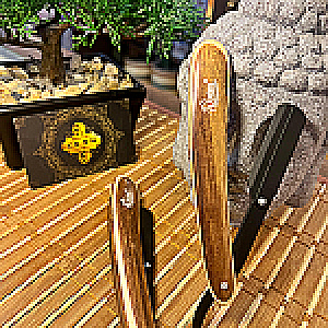NAVAJA MANGO MADERA BICOLOR MEDIA CUCHILLA NEGRA - TURBOX BARBERAS NAVAJAS NAV--DEF-5144 - Tienda Barber Clan