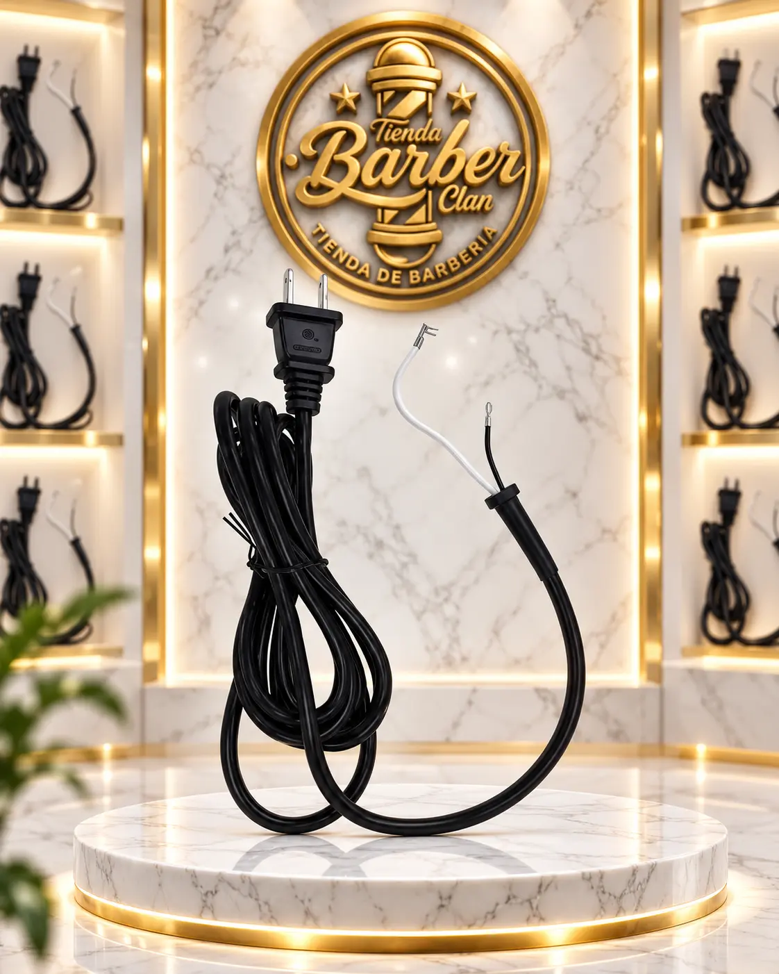 CABLE REPUESTO MAQUINA WAHL CHINA CUCHILLAS Y REPUESTOS 6936582391240 - Tienda Barber Clan
