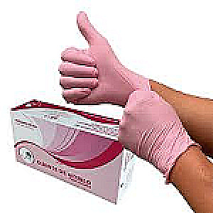 CAJA GUANTES DE NITRILO X 100 ROSADOS GUANTES 20617792 - Tienda Barber Clan
