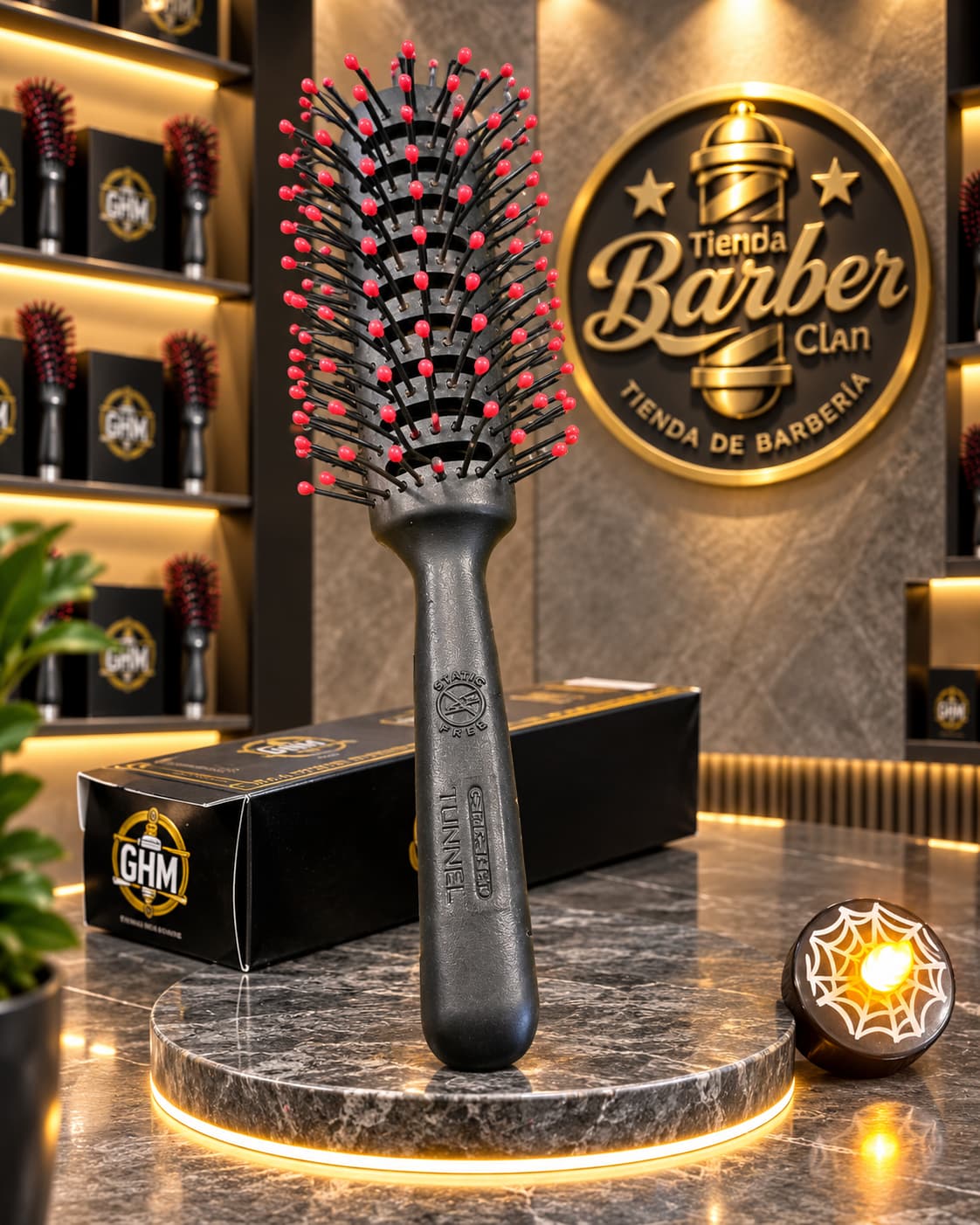 CEPILLO CUADRADO CRICKET CRICKET CEPILLOS DE SECADO 672501118852 - Tienda Barber Clan