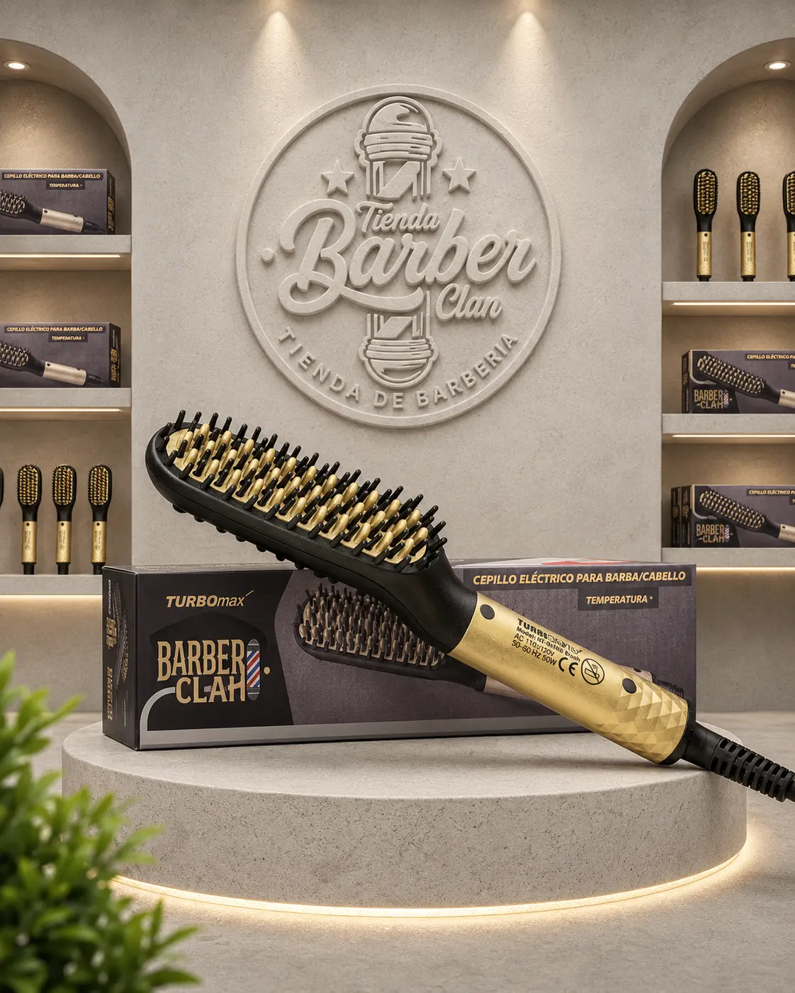 CEPILLO ELECTRICO PARA BARBA TURBOX PLANCHAS 7708541252805 - Tienda Barber Clan