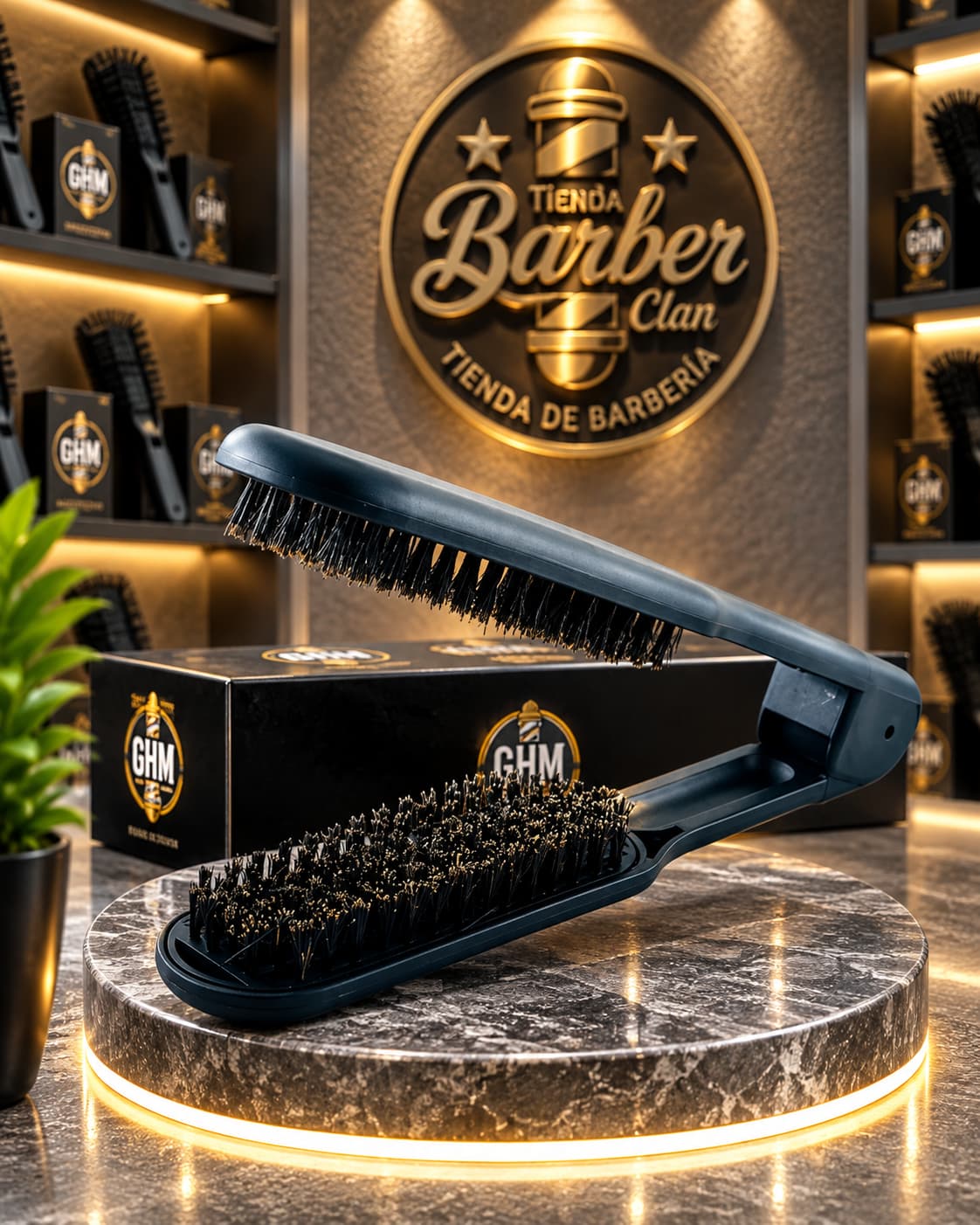 CEPILLO PARA PLANCHADO OH BELLEZA CEPILLOS DE SECADO 7702024081098 - Tienda Barber Clan