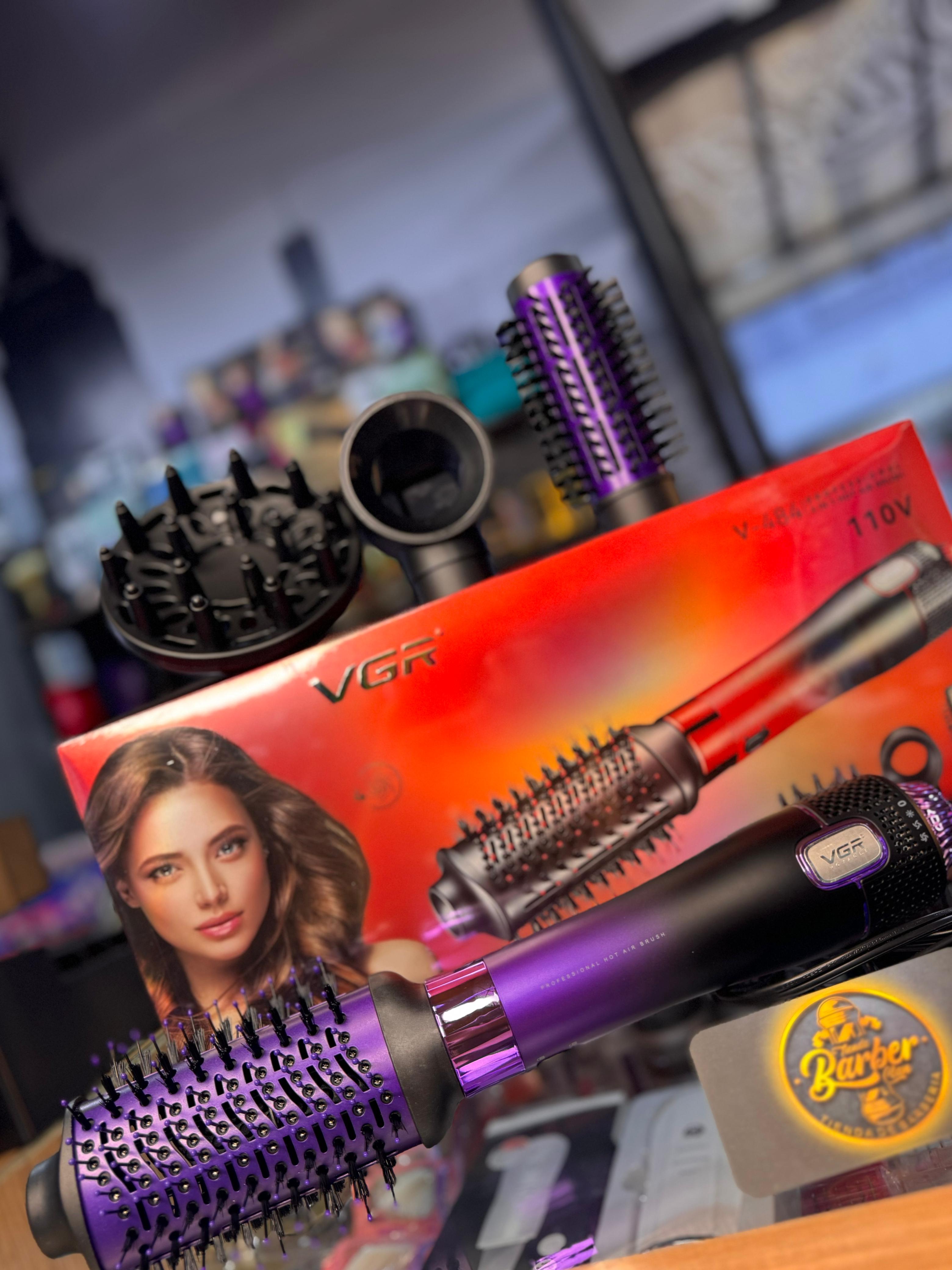CEPILLO SECADOR 4 EN 1 VGR - 484 SECADORES 6973224084849 - Tienda Barber Clan