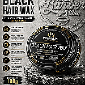 CERA BLACK HAIR WAX PREMIUM PREMIUM CERAS 799192477508 - Tienda Barber Clan