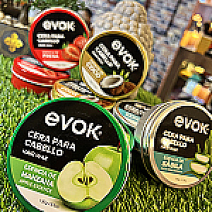 CERA EVOK ( FRESASABILA.COCOMANZANA) 150GR EVOK CERAS 7453078541280 - Tienda Barber Clan