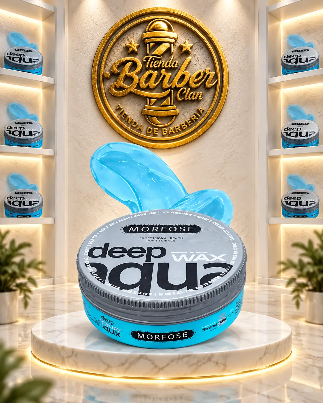 CERA MORFOSE SUPER SHINING #5 AZUL 175ML MORFOSE CERAS 8681701007219 - Tienda Barber Clan
