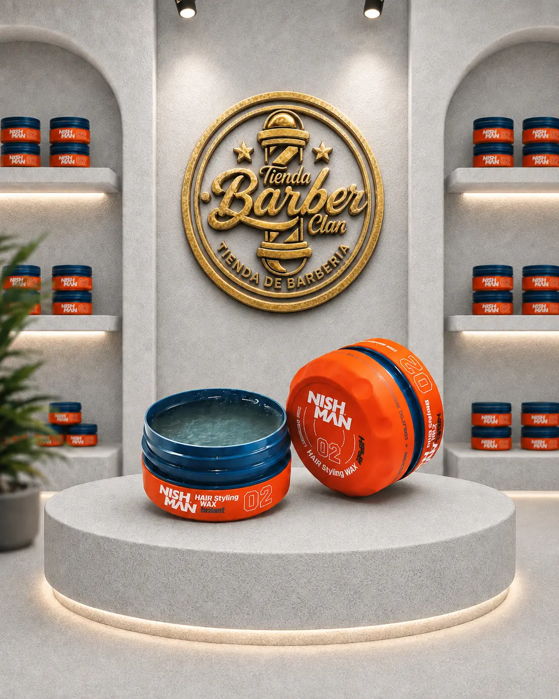 CERA NISHMAN 02 - 150ML NISHMAN CERAS 8682035088158 - Tienda Barber Clan