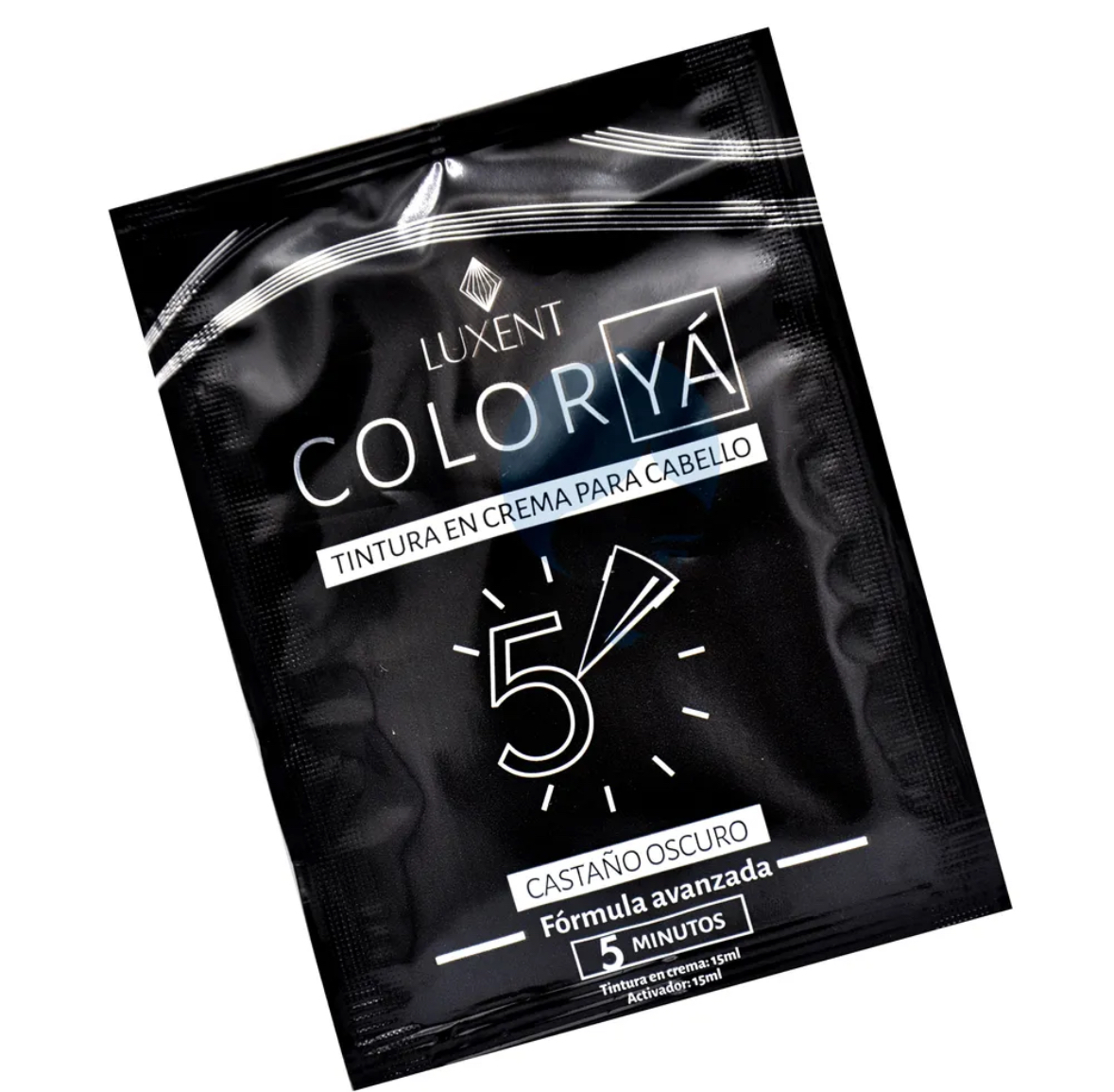 COLOR YA - CASTAÑO OSCURO 30ML LUXENT TINTES y PERMANENTES 7709569529672 - Tienda Barber Clan
