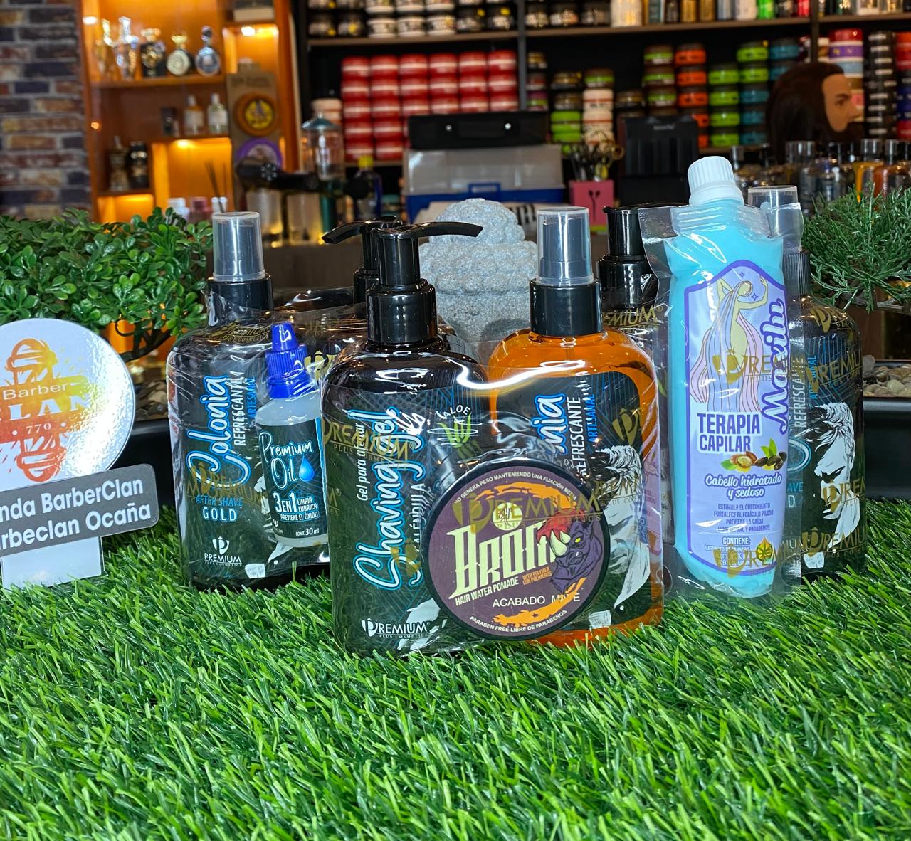 COMBO AFEITADO X3 PEQ PREMIUM PREMIUM AFTER SHAVE 77554 - Tienda Barber Clan