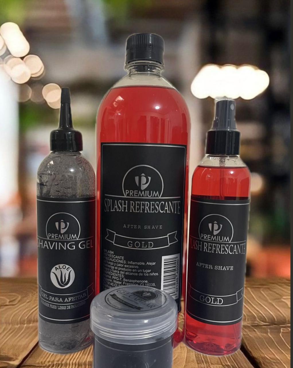 COMBO AFTER SHAVE X 4 ( GRANDE ) PREMIUM PREMIUM AFTER SHAVE 2148 - Tienda Barber Clan
