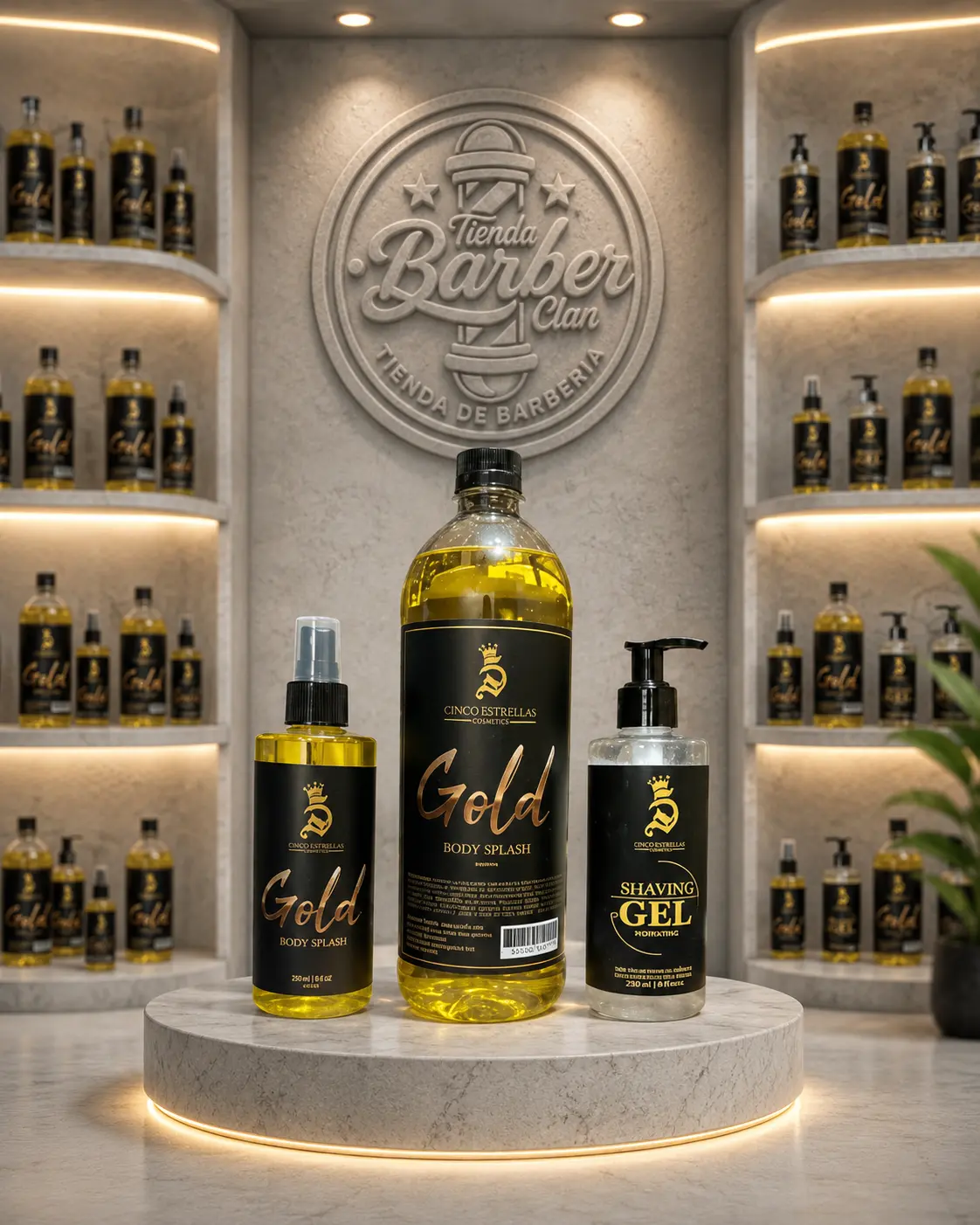 COMBO AFTER SHAVE X4 5 ESTRELLAS 5 ESTRELLAS AFTER SHAVE 75896546 - Tienda Barber Clan