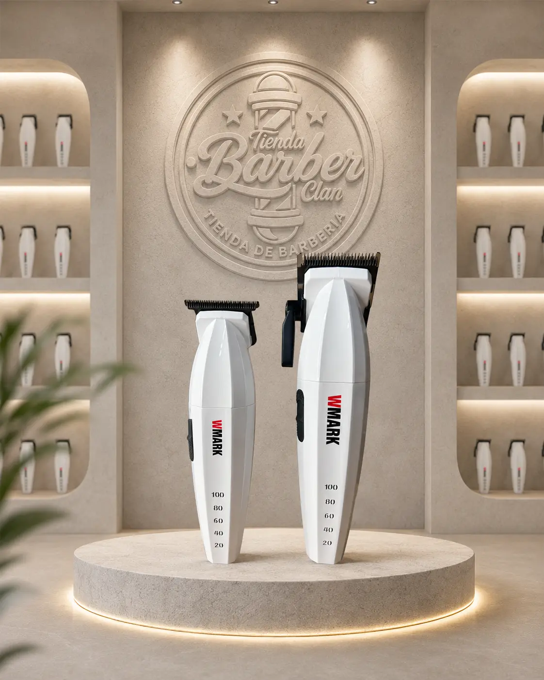 COMBO MAQUINA Y PATILLERA WMARK 8632 WMARK MAQUINAS DE CORTE 6971196417344 - Tienda Barber Clan