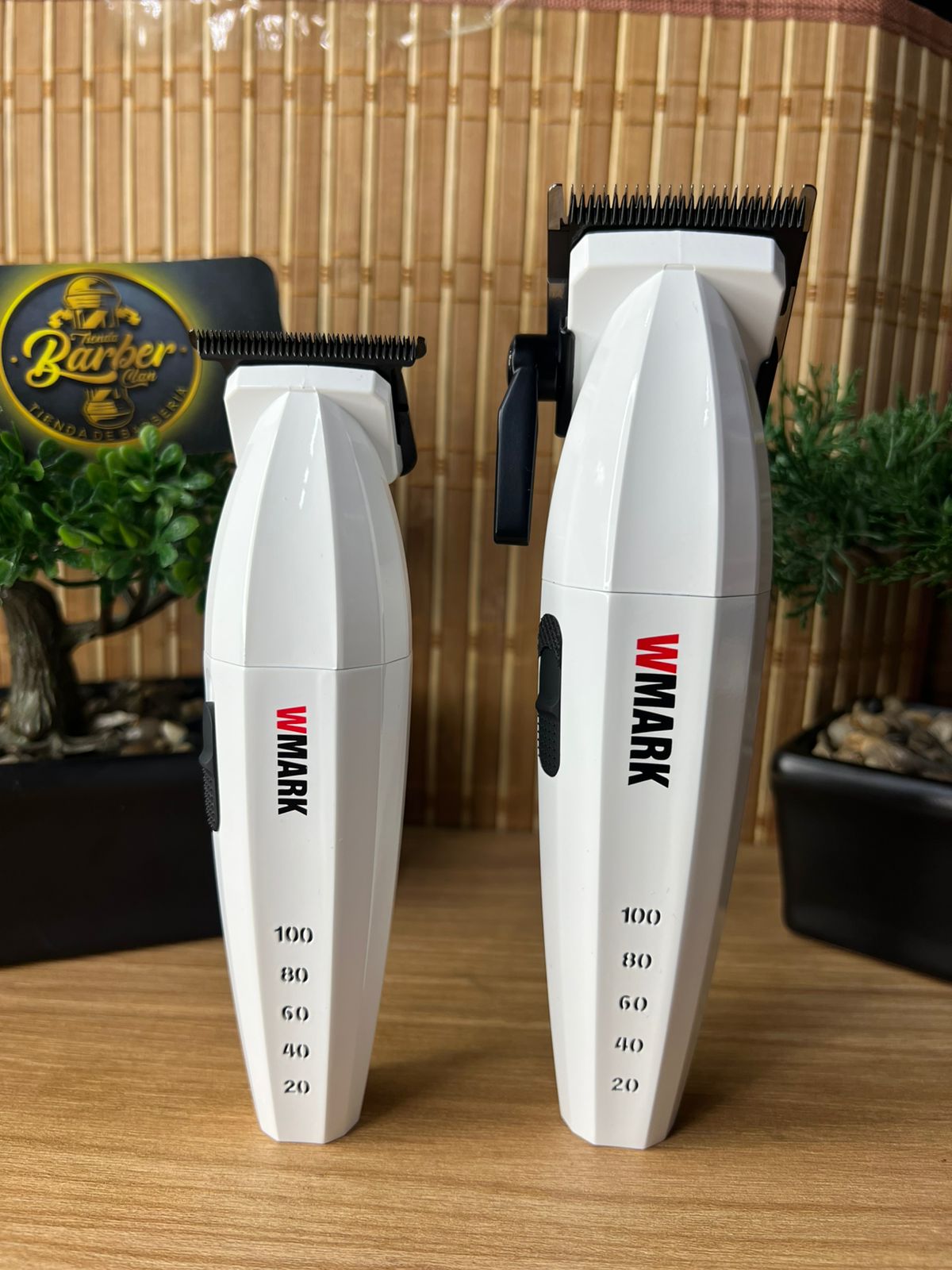 COMBO MAQUINA Y PATILLERA WMARK 8632 WMARK KIT/COMBO MAQUINAS 6971196417344 - Tienda Barber Clan
