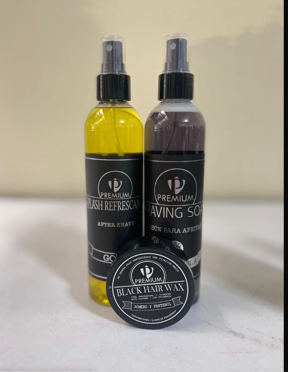 COMBO JABON PARA AFEITAR 250ML - PREMIUM PREMIUM AFTER SHAVE 7071 - Tienda Barber Clan
