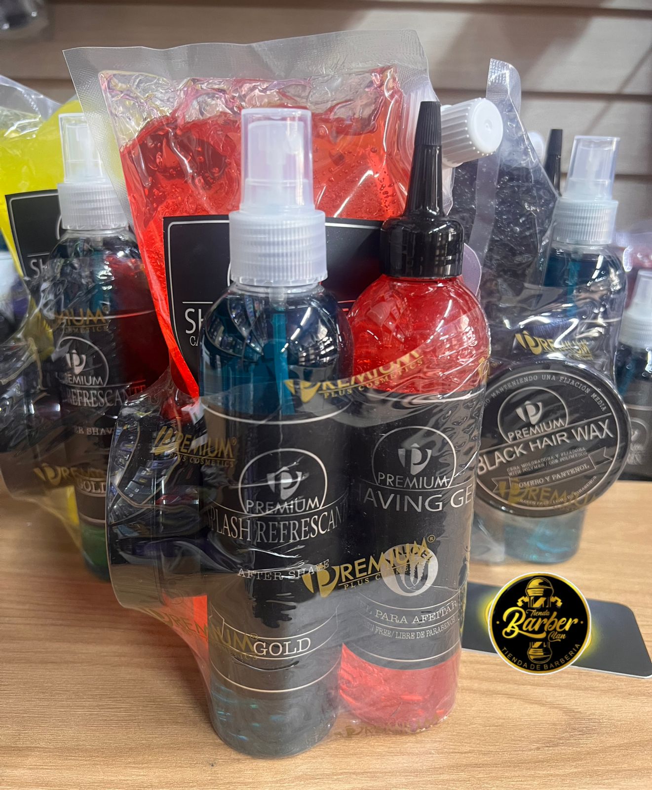 COMBO SHAVING GEL PREMIUM X 4 PREMIUM SHAVIN GEL Y ESPUMAS PARA AFEITAR 000987856 - Tienda Barber Clan