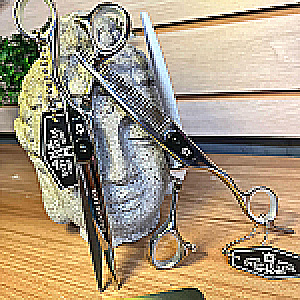 COMBO TIJERAS DELUXE 7´ Y 6.5´ DELUXE LINE TIJERAS 6432 - Tienda Barber Clan