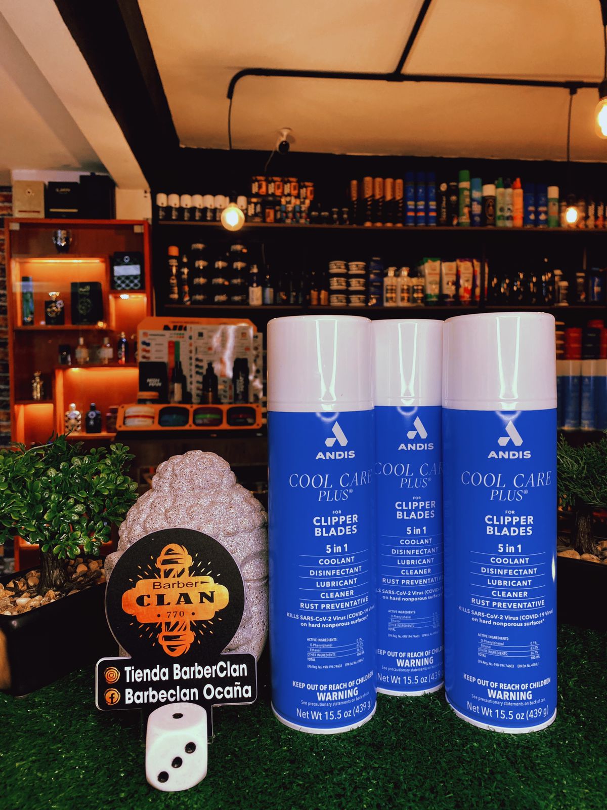 COOL CARE ANDIS 5 EN 1 ( 439 GR ) ANDIS ,DESINFECTANTE Y LUBRICANTES DE MAQUINAS 040102127502 - Tienda Barber Clan