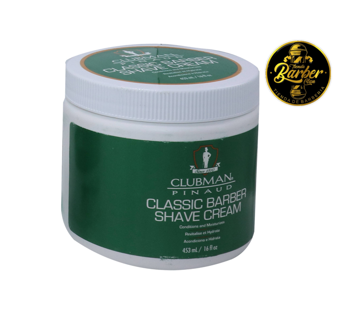 CREMA PARA AFEITAR CLUBMAN CLUBMAN SHAVIN GEL Y ESPUMAS PARA AFEITAR 70066280067 - Tienda Barber Clan
