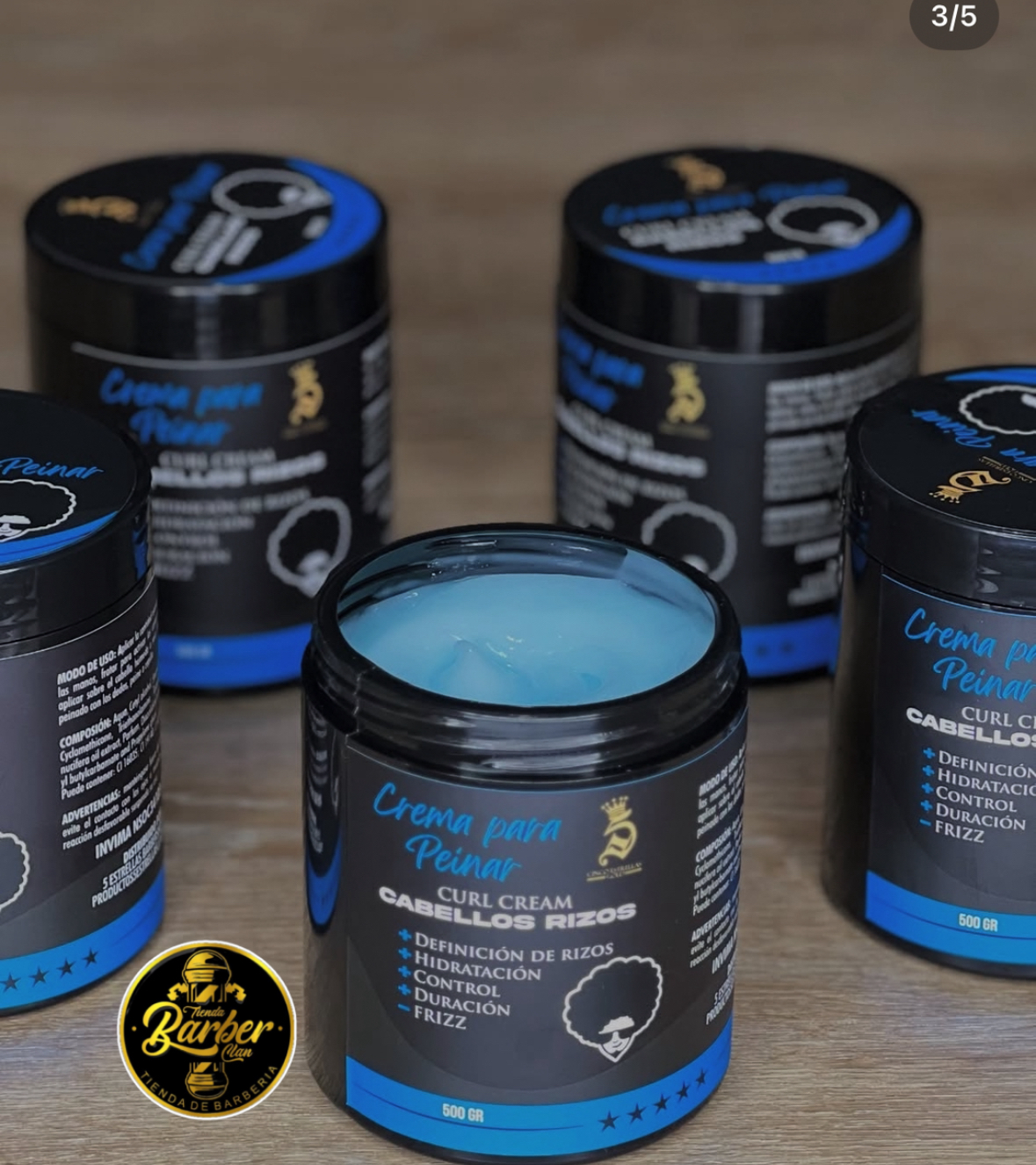 CREMA PARA RIZOS 5 ESTRELLAS 5 ESTRELLA CREMA DE PEINAR 7543362 - Tienda Barber Clan
