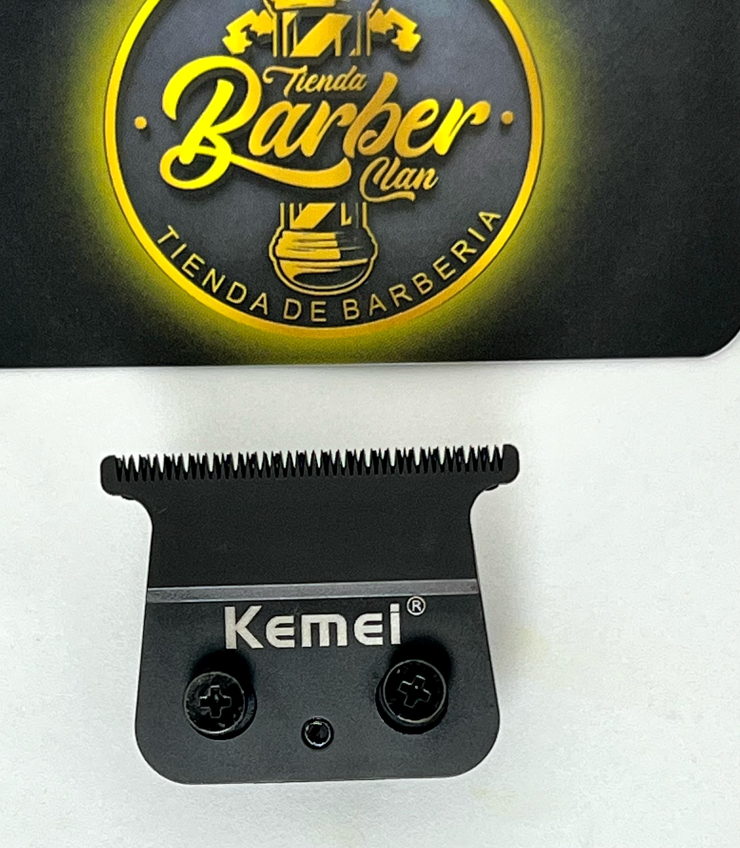 CUCHILLA 2299 NEGRA KEMEI CUCHILLAS Y REPUESTOS 10874 - Tienda Barber Clan