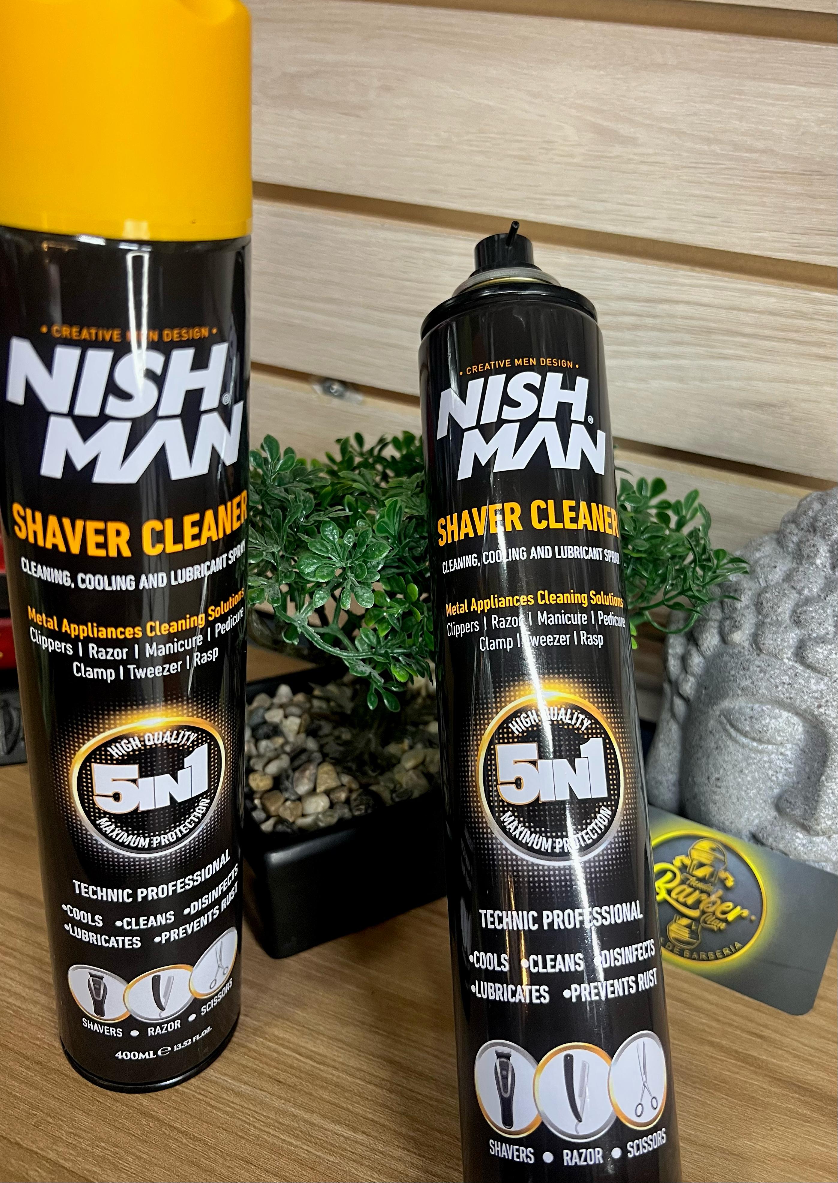 DESINFECTANTE 5 EN 1 NISHMAN 400ML NISHMAN ,DESINFECTANTE Y LUBRICANTES DE MAQUINAS DES--DEF-5510 - Tienda Barber Clan