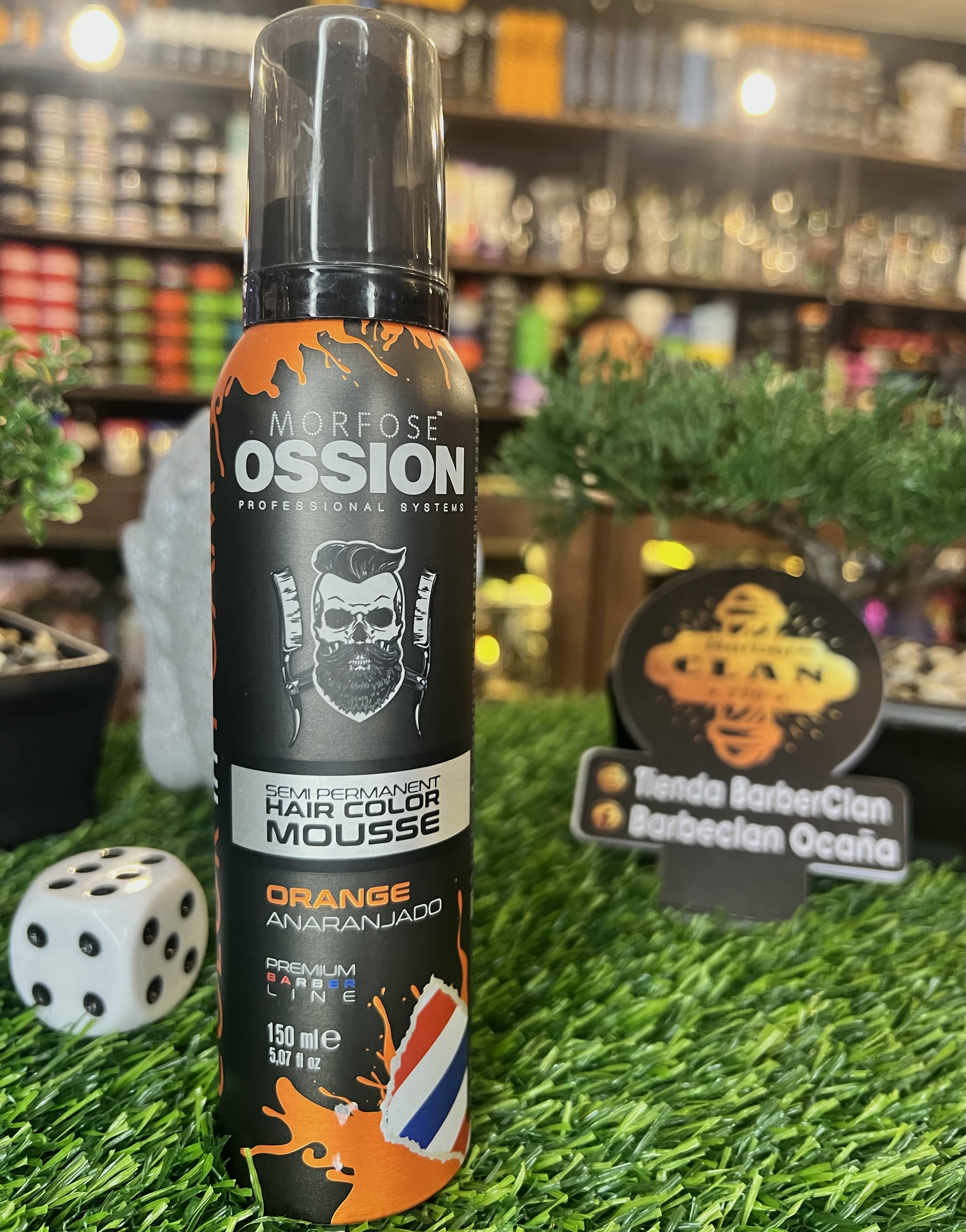 ESPUMA SEMIPERMANENTE NARANJA OSSION PIGMENTOS,FIBRAS CAPILARES 8681701007790 - Tienda Barber Clan