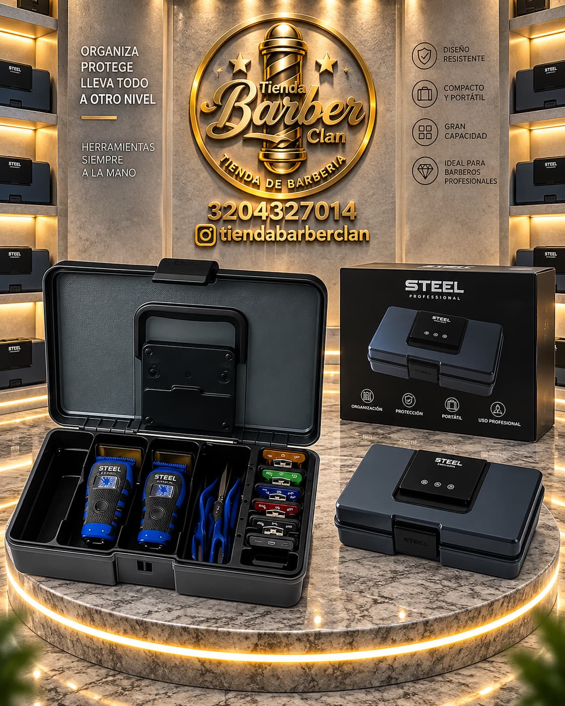 ESTERILIZADOR STEEL PRO LINE ,DESINFECTANTE Y LUBRICANTES DE MAQUINAS 00385890 - Tienda Barber Clan
