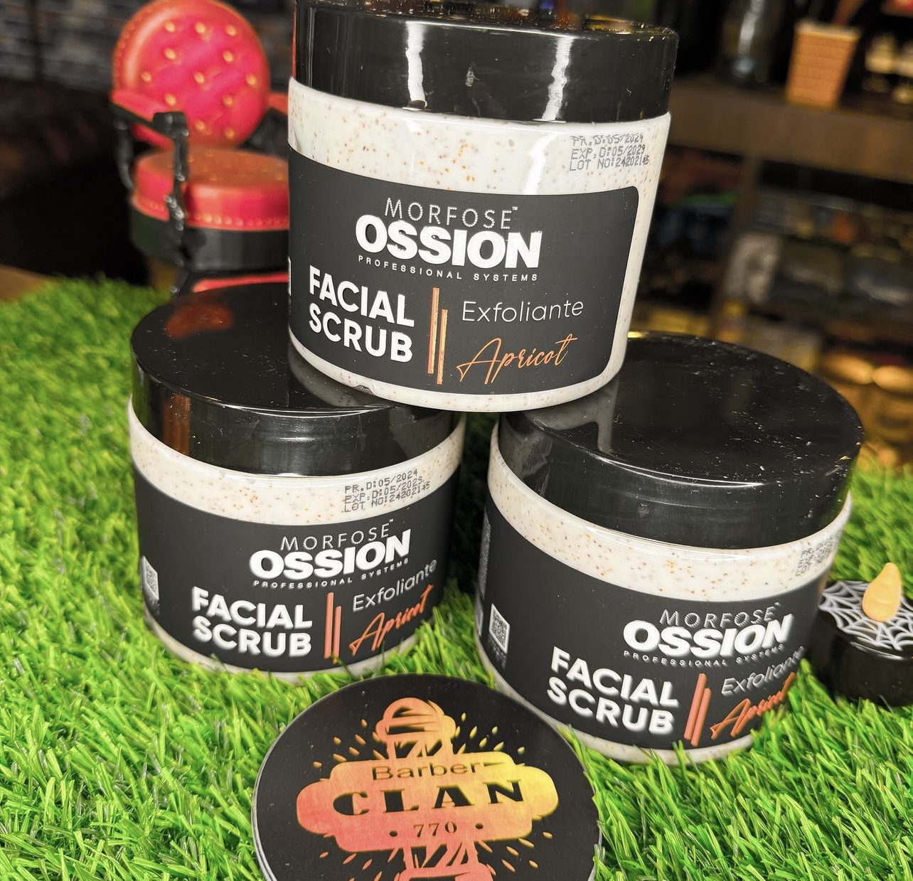 EXFOLIANTE FACIAL SCRUB OSSION 400ML OSSION EXFOLIANTES 8681701004942 - Tienda Barber Clan