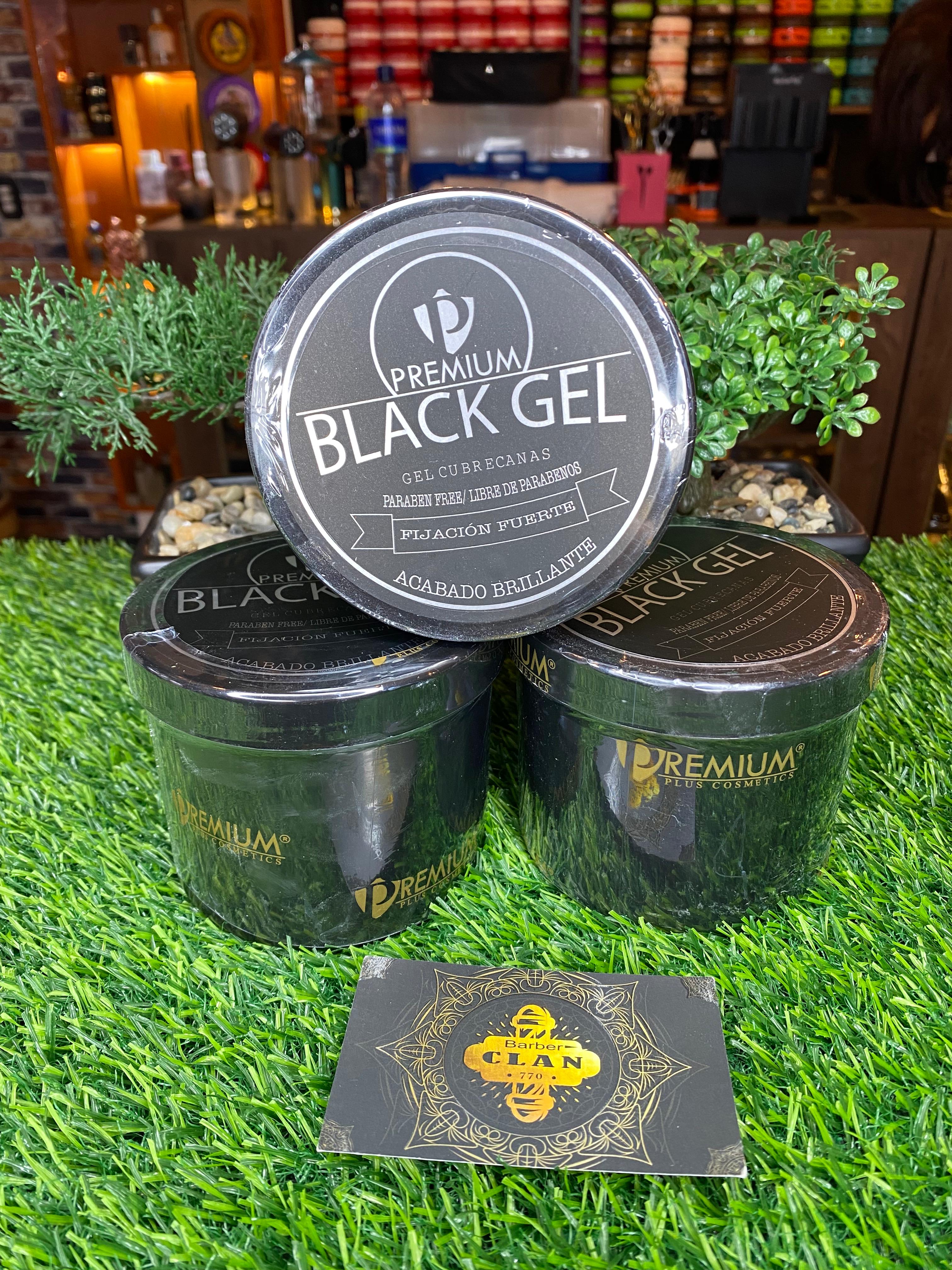 GEL BLACK PREMIUM 500GR PREMIUM GEL DE PEINAR 2005041 - Tienda Barber Clan