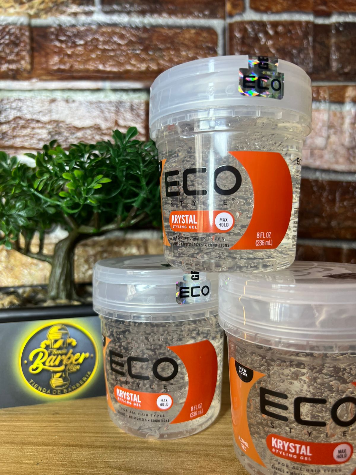 GEL ECO STYLE KRYSTAL 236ML ECO GEL DE PEINAR 748378001136 - Tienda Barber Clan