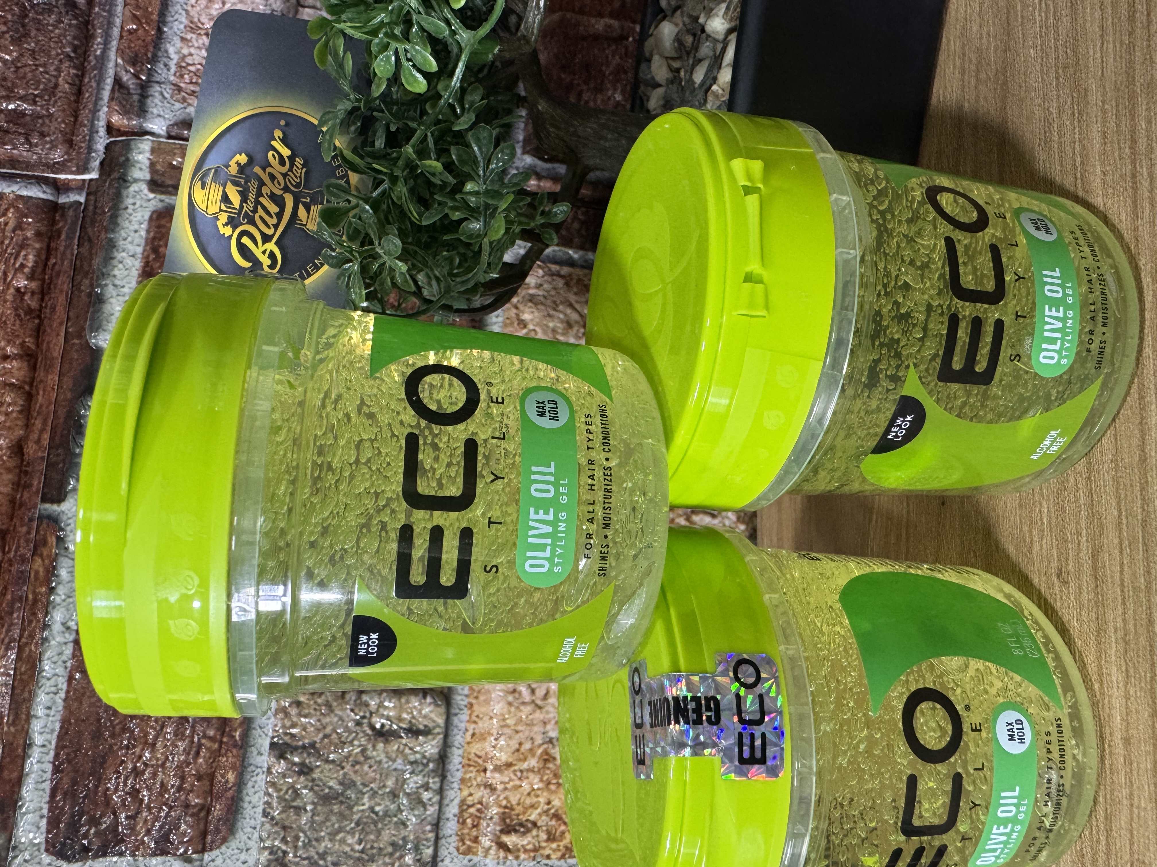 GEL ECO STYLE OLIVE OIL 236ML ECO GEL DE PEINAR 748378001105 - Tienda Barber Clan