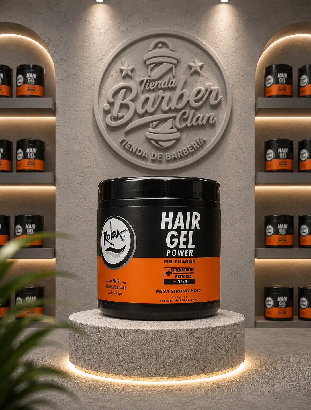 GEL FIJADOR POWER ROLDA 500GR ROLDA GEL DE PEINAR 7707342221058 - Tienda Barber Clan
