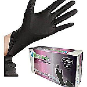 GUANTES NITRILO NEGRO VITAL MEDIC GUANTES 7709397808598 - Tienda Barber Clan