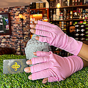 GUANTES PARA LAMPARA MANICURE Y PEDICURE UÑAS 3547467654652 - Tienda Barber Clan