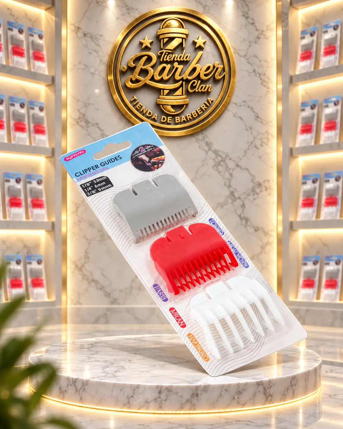 GUIA X 3 PLASTICAS CHINA GUIAS DE MAQUINAS 6954086732666 - Tienda Barber Clan